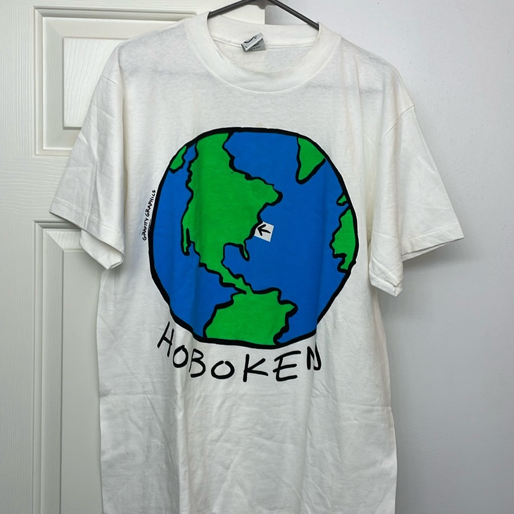 Vintage Gravity Graphics Hoboken Tshirt men’s large